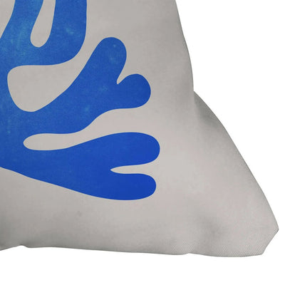 Ayeyokp Marseille Blue Matisse Color Throw Pillow