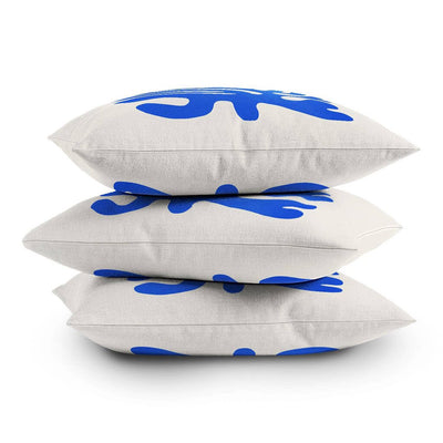 Ayeyokp Marseille Blue Matisse Color Throw Pillow