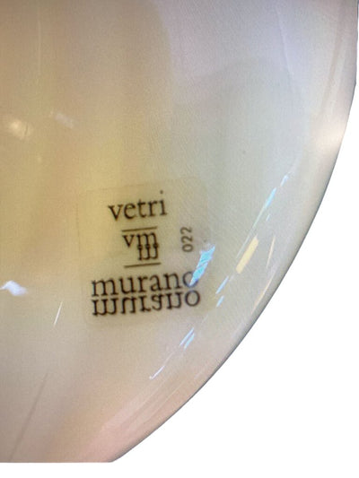 Vetri Venini Murano Glass Mushroom Lamp