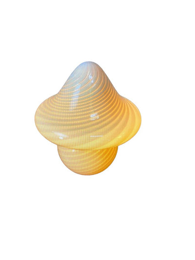 Vetri Venini Murano Glass Mushroom Lamp