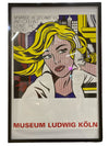 Vintage Lichtenstein Museum Show Poster from Germany