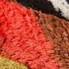 Novogratz Retro Red Retro Wave Area Rug