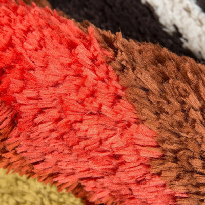Novogratz Retro Red Retro Wave Area Rug