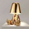 Thinker Golden Lamp