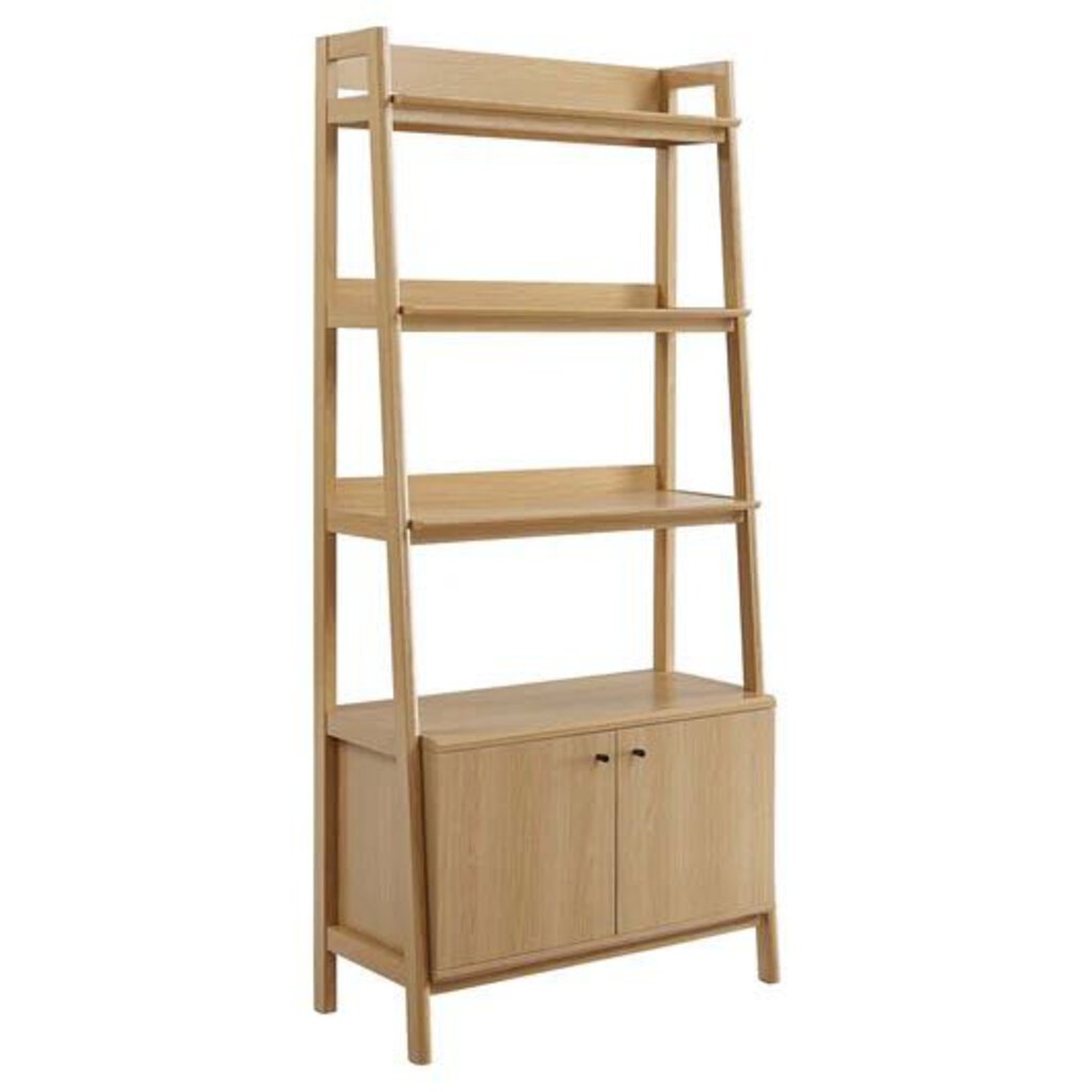 UNASSEMBLED Bixby 33" Double Door Bookshelf