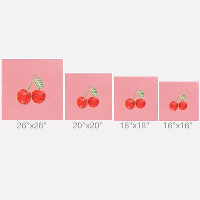 Alja Horvat Yummi Cherry Throw Pillow