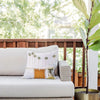 SISI and Seb Palm Springs Throw Pillow 18" x 18"