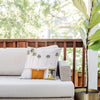 SISI and Seb Palm Springs Throw Pillow 16" x 16"