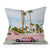Bethany Young Pink Palm Springs Film Throw Pillow