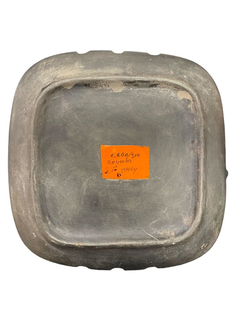 Raymor Mid Century Italian Ceramic Orange Ashtray