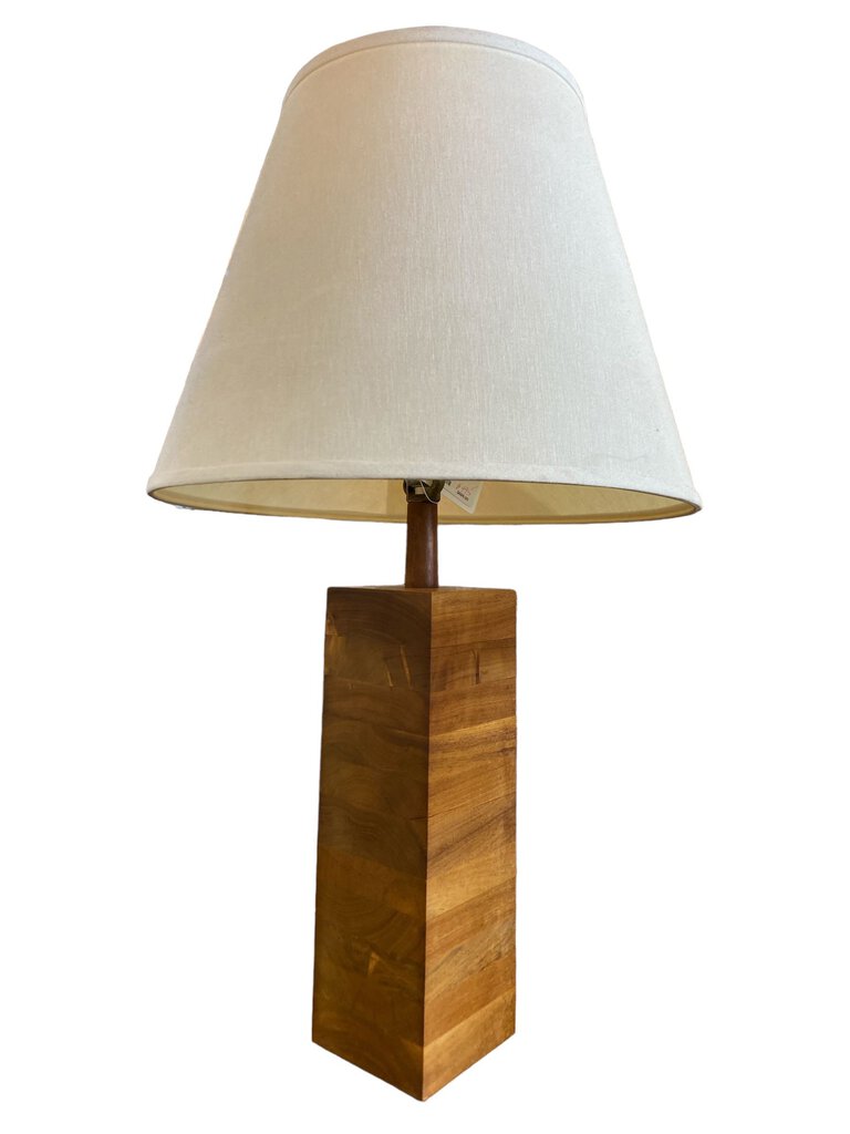 Martz Marshall Studios Mid Century Walnut Lamp