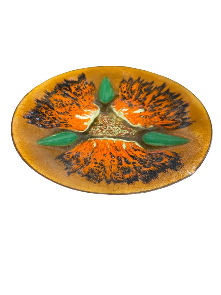 Vintage Edwards Star Enameled Copper Plate