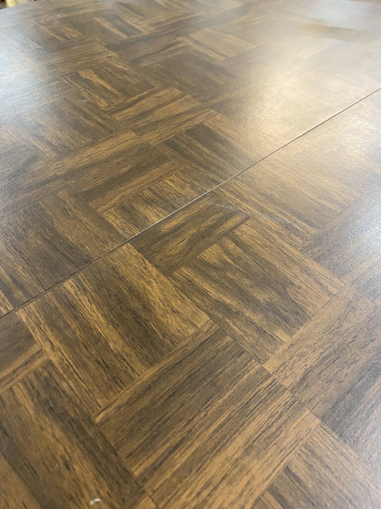 Acme Satin Brass Modern Dinette Gaming Table with 4 Chairs (Set of 5)