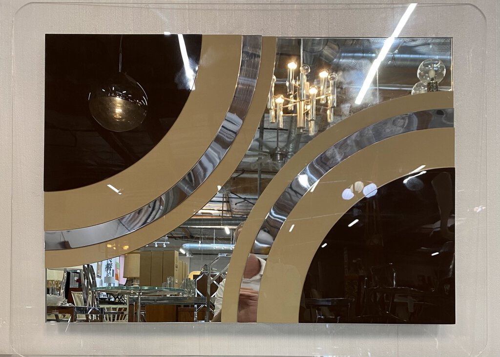 Post Modern Lucite and Acrylic Artwork (hangs by French Cleat on Reverse)