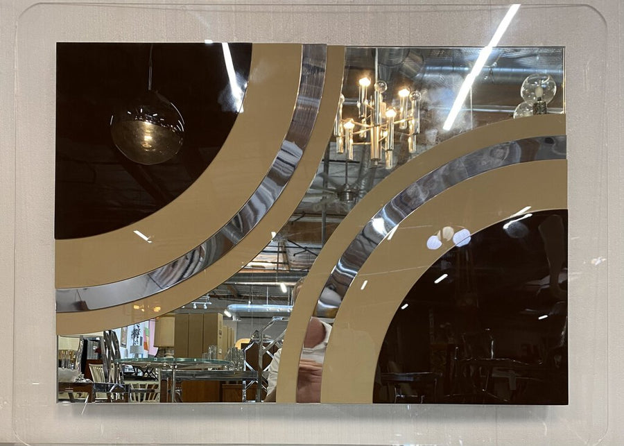 Post Modern Lucite and Acrylic Artwork (hangs by French Cleat on Reverse)