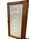Mid Century Brown Saltman China Cabinet
