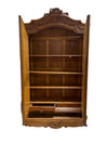 Antique French Victorian Wardrobe w/ Hidden Drawers