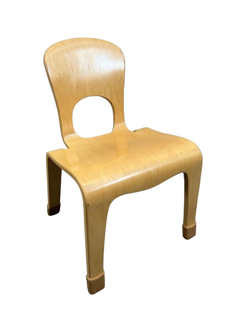 Mid Century Bent Wood Kids Chair by Community Playthings