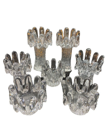 Goran Warff Kosta Boda Sunflower Candle Holders (Set of 7)