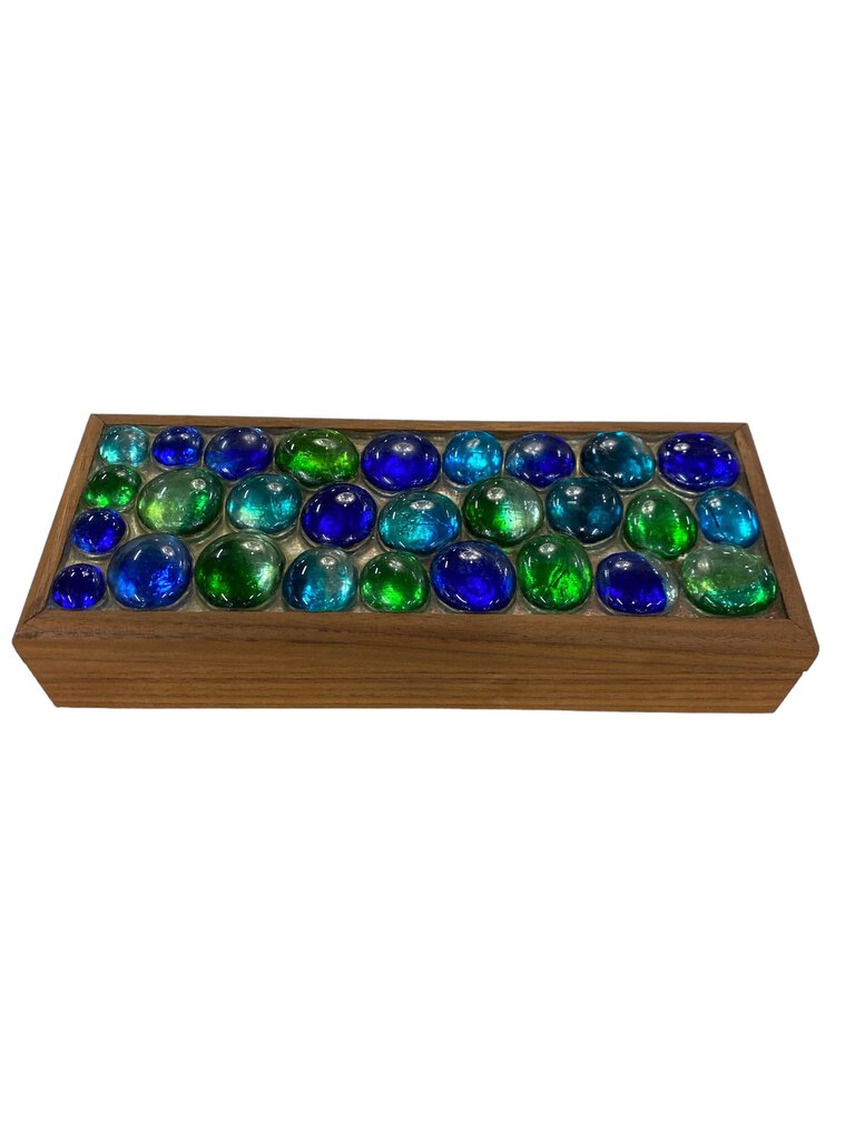 Mid Century Jeweled Bubble Trinket Box