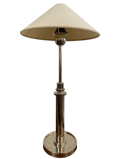 Polished Nickel Lamps (the pair)