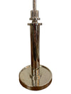 Polished Nickel Lamps (the pair)