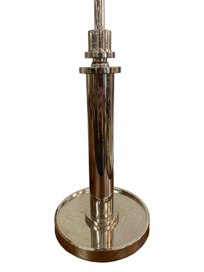 Polished Nickel Lamps (the pair)