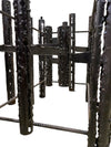 Brutalist Torch Cut Iron Table