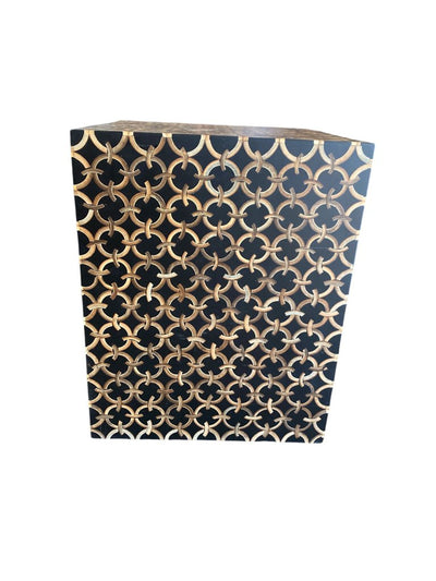 LaCor Bamboo Links Inlaid Side Table