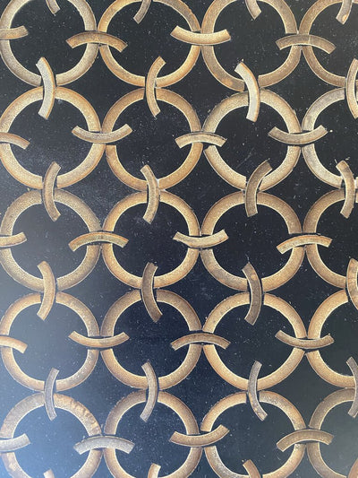 LaCor Bamboo Links Inlaid Side Table