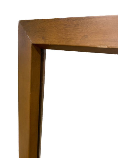 Midcentury Wooden Mirror