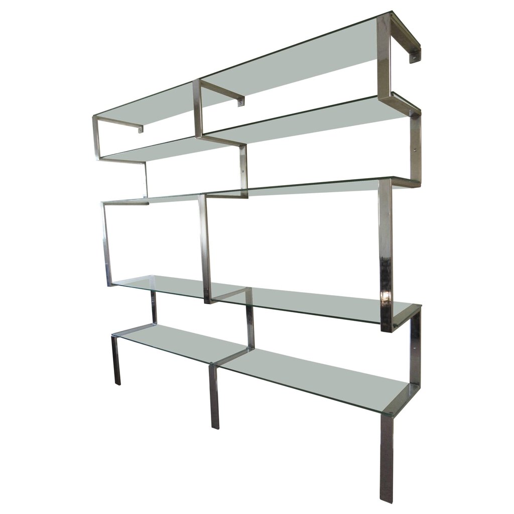 Mid Century Modern Wall Unit Bookshelf