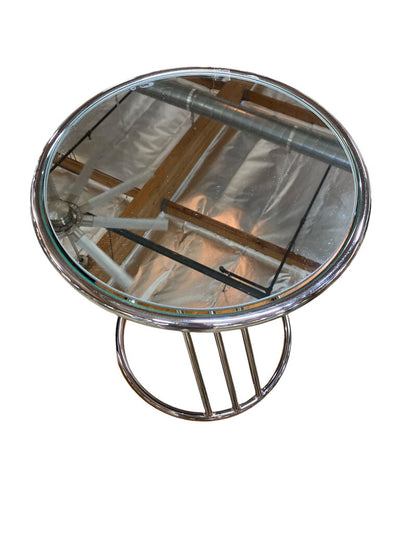 Leon Rosen for Pace Chrome Side Table