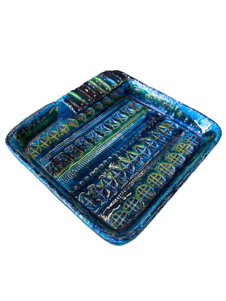 Bitossi 'Rimini Blue' Bowl / Ashtray by Aldo Londi (Italy)