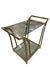 Post Modern Brass Bar Cart