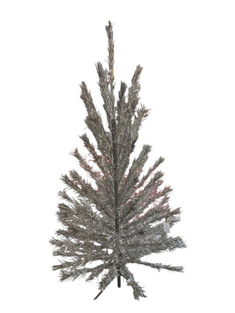 Mid Century 6' Foot Alumium Tree with Color Wheel Light