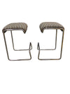 1970's Trio of Tubular Bar Stools (Set of 3)