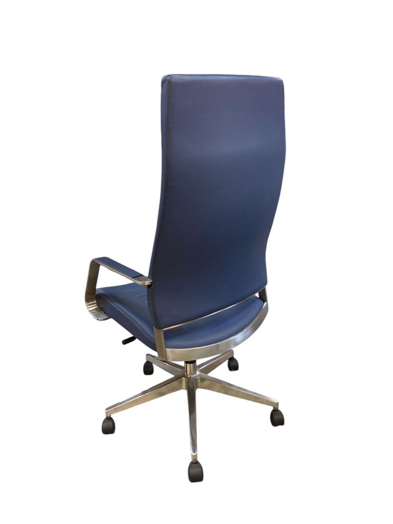 Milan Blue Ergonomic High-Back Chair by Style Works