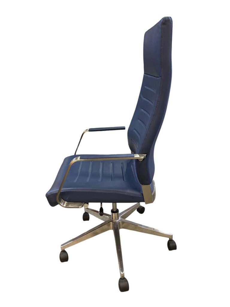Milan Blue Ergonomic High-Back Chair by Style Works