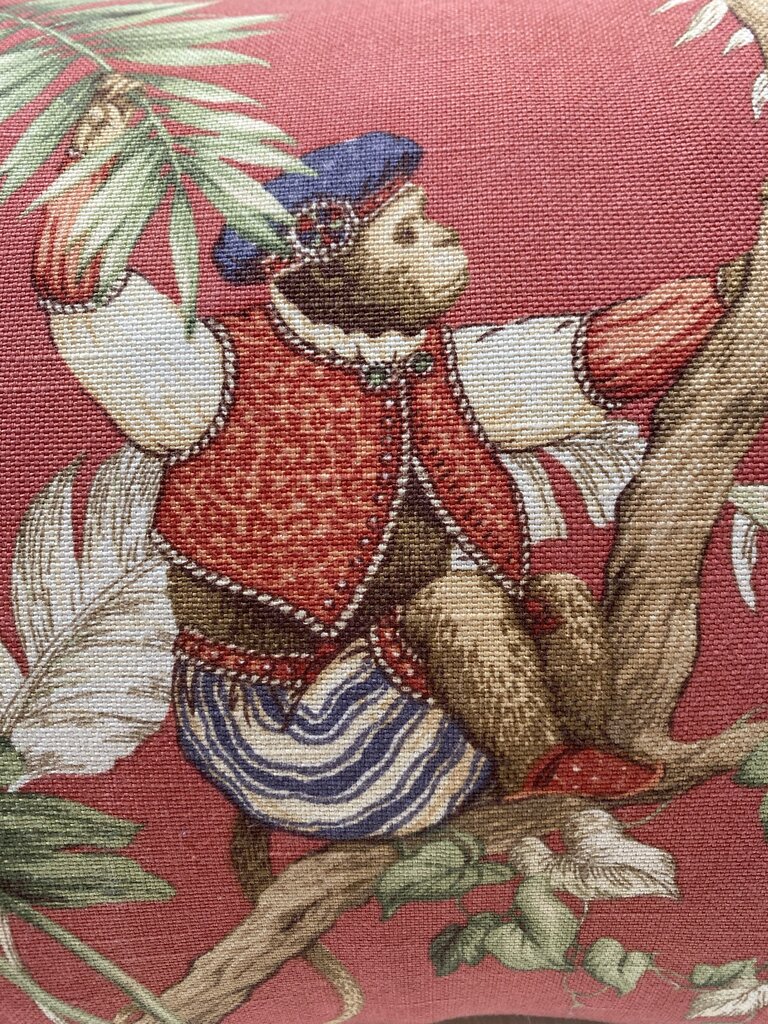 Vintage COPACABANA Monkey Pillow