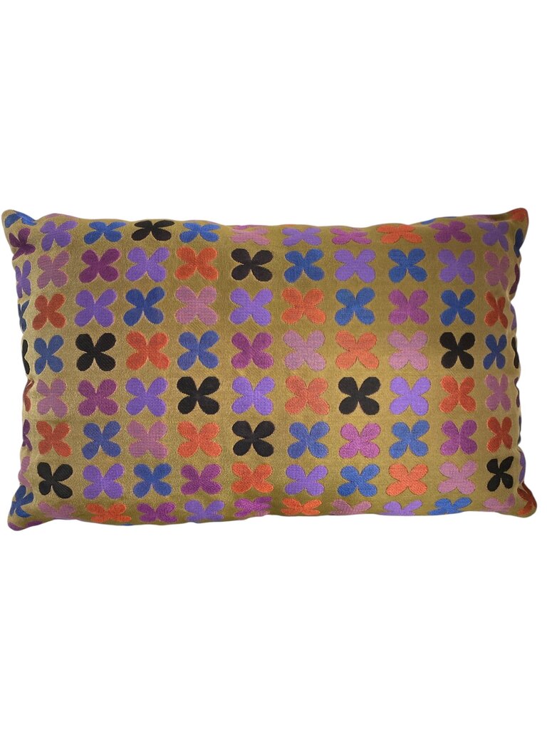 Vintage Quatrefoil Pillow by Alexander Girard