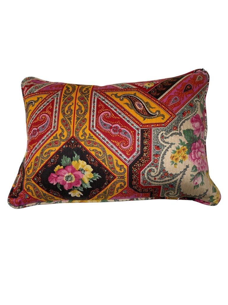 Psychedelic Down Fill Bolster Pillow