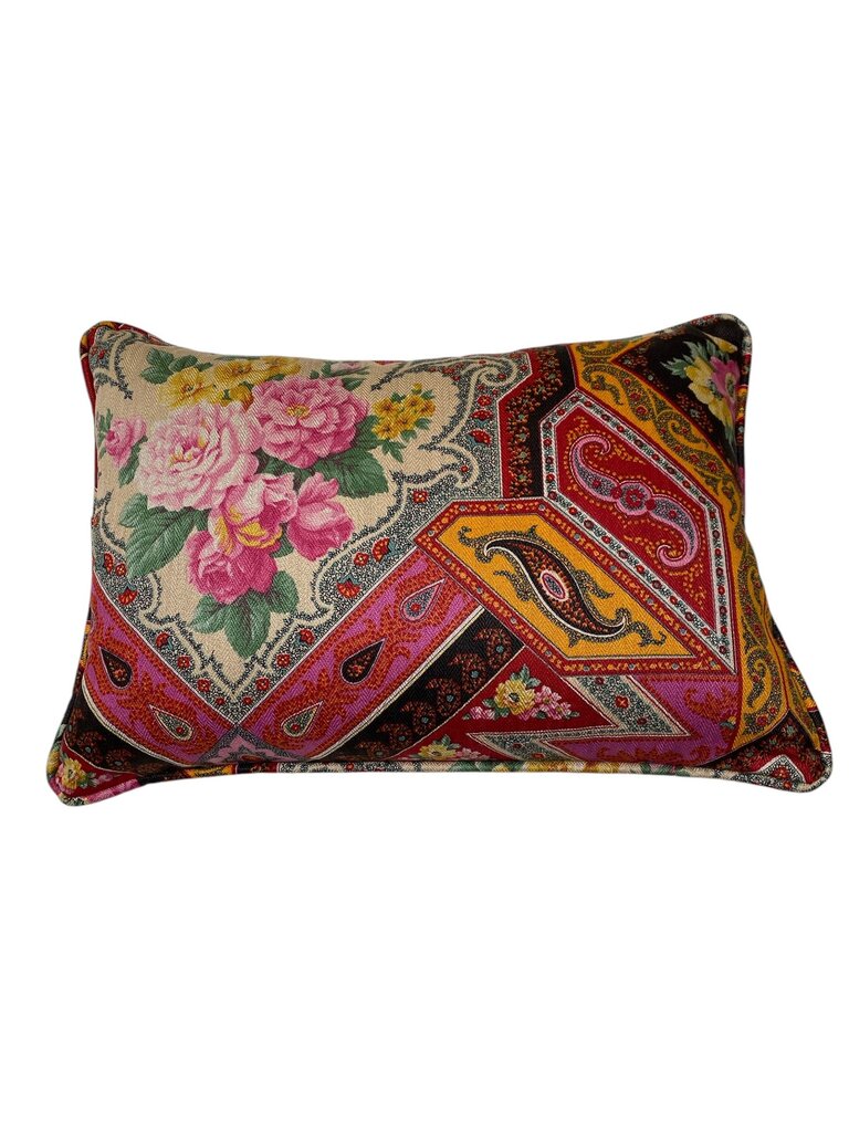 Psychedelic Down Fill Bolster Pillow