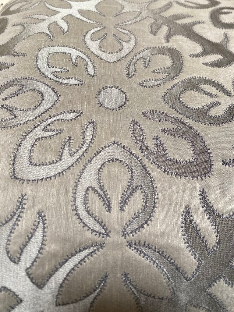Medallion Silver Down Pillow