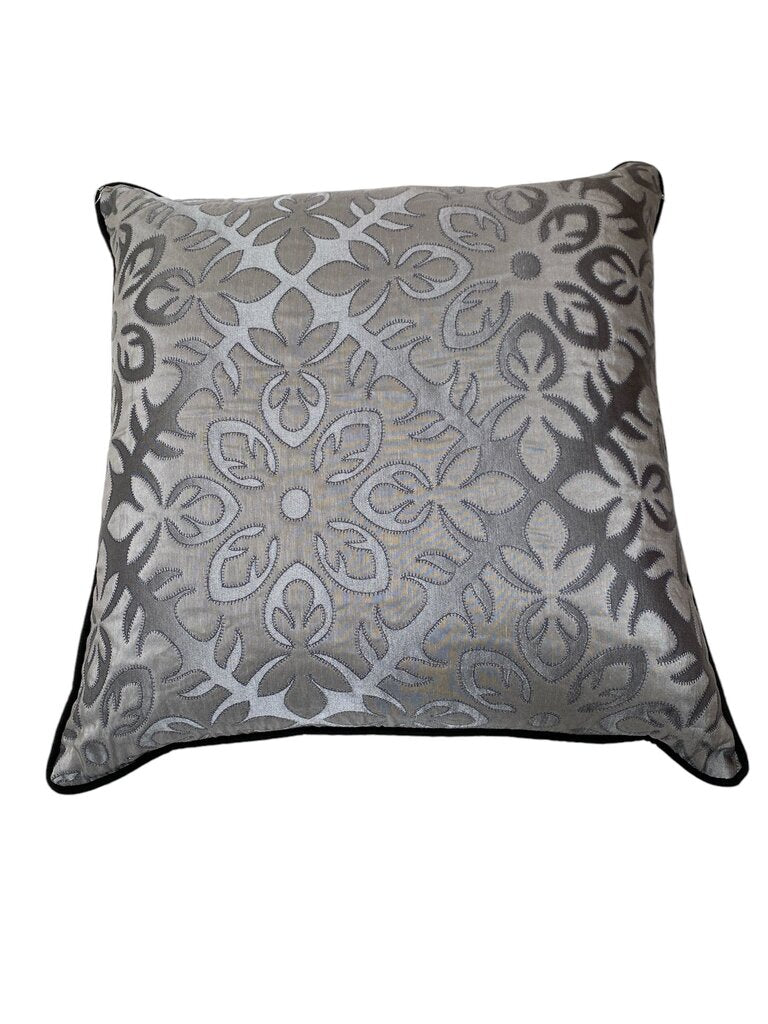 Medallion Silver Down Pillow