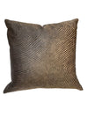 Lurex Stripes Chocolate Down Pillow