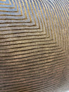 Lurex Stripes Chocolate Down Pillow
