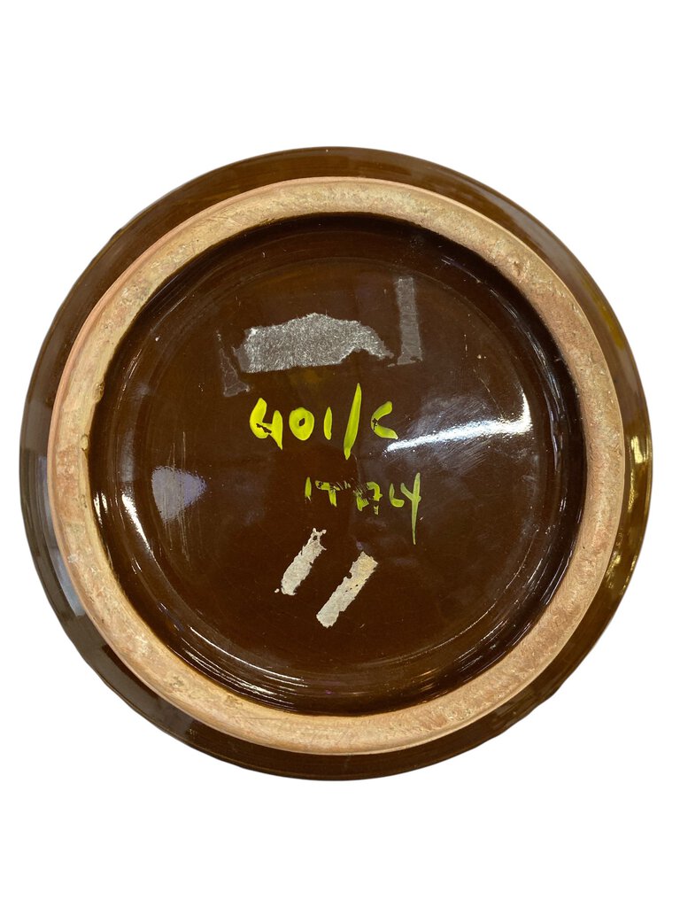 Rare Chocolate Glaze Vintage Italian Bitossi Vase