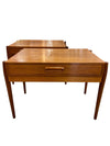 PAIR Danish Modern Teak Nightstands (Set of 2)
