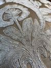 Set of 3 Floral Lace Embroidered Down Pillows 2x 24"x24" & 1x 16"24"